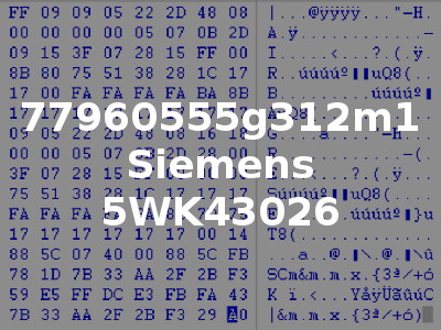 77960555g312m1 Siemens 5WK43026