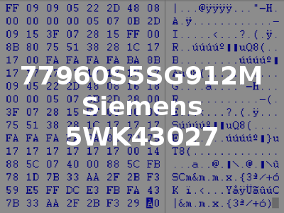 77960S5SG912M Siemens 5WK43027
