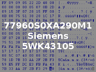 77960S0XA290M1 Siemens 5WK43105