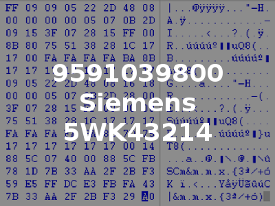 9591039800 Siemens 5WK43214