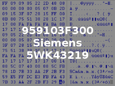 959103F300 Siemens 5WK43219