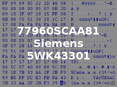 77960SCAA81 Siemens 5WK43301