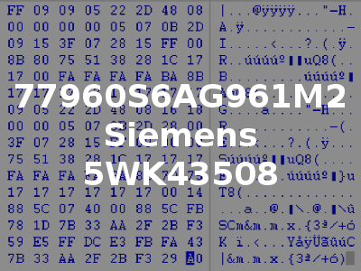 77960S6AG961M2 Siemens 5WK43508