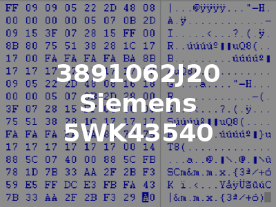 3891062J20 Siemens 5WK43540