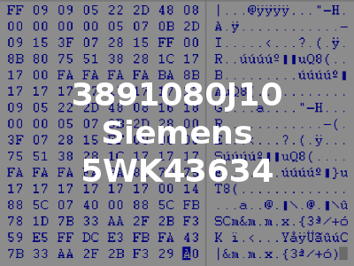 3891080J10 Siemens 5WK43634
