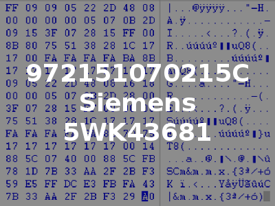 972151070215C Siemens 5WK43681