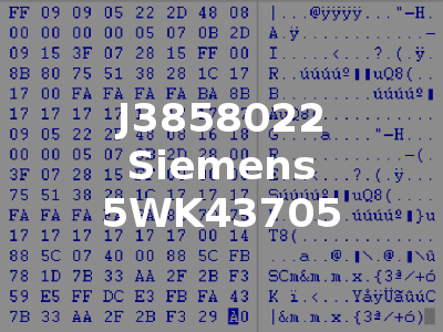J3858022 Siemens 5WK43705