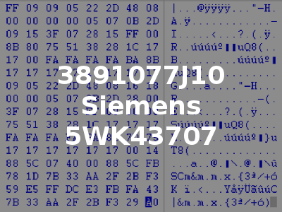 3891077J10 Siemens 5WK43707