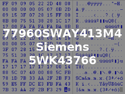 77960SWAY413M4 Siemens 5WK43766