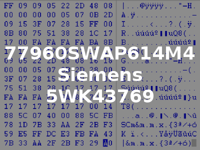 77960SWAP614M4 Siemens 5WK43769