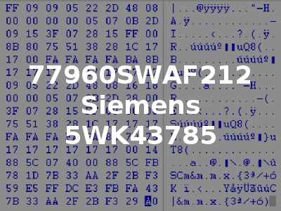 77960SWAF212 Siemens 5WK43785