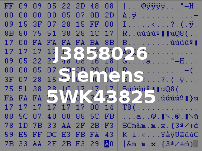 J3858026 Siemens 5WK43825