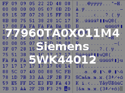 77960TA0X011M4 Siemens 5WK44012