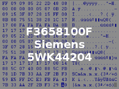 F3658100F Siemens 5WK44204