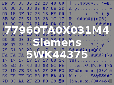 77960TA0X031M4 Siemens 5WK44375