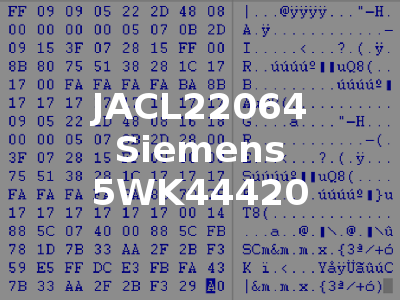 JACL22064 Siemens 5WK44420