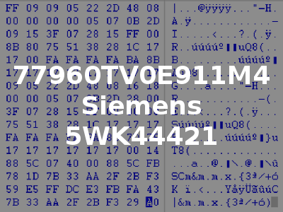77960TV0E911M4 Siemens 5WK44421