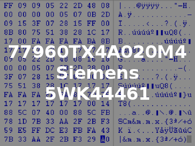 77960TX4A020M4 Siemens 5WK44461