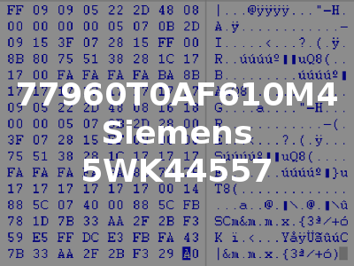 77960T0AF610M4 Siemens 5WK44557