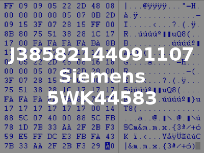 J38582144091107 Siemens 5WK44583