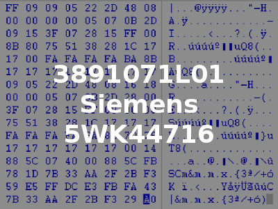 3891071L01 Siemens 5WK44716