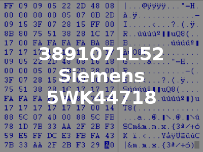 3891071L52 Siemens 5WK44718