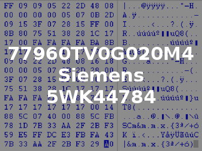 77960TV0G020M4 Siemens 5WK44784