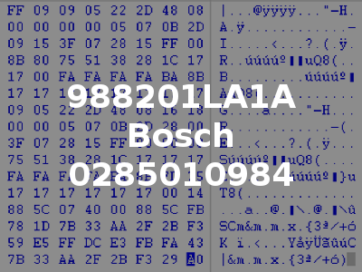 988201LA1A Bosch 0285010984