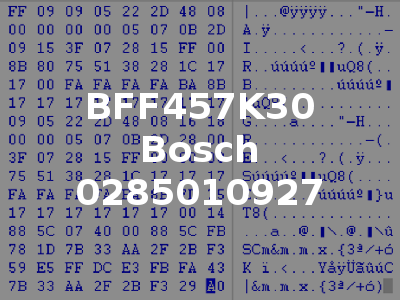 BFF457K30 Bosch 0285010927