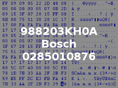 988203KH0A Bosch 0285010876