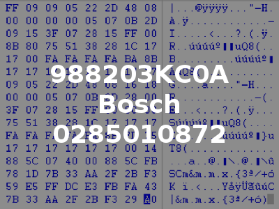 988203KC0A Bosch 0285010872