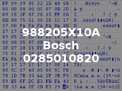 988205X10A Bosch 0285010820