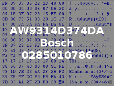 AW9314D374DA Bosch 0285010786