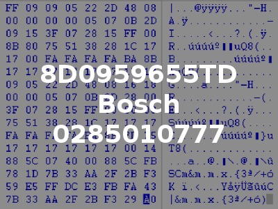 8D0959655TD Bosch 0285010777