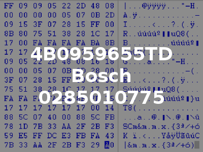 4B0959655TD Bosch 0285010775