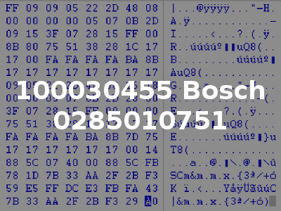 100030455 Bosch 0285010751