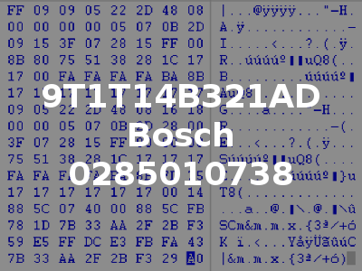 9T1T14B321AD Bosch 0285010738
