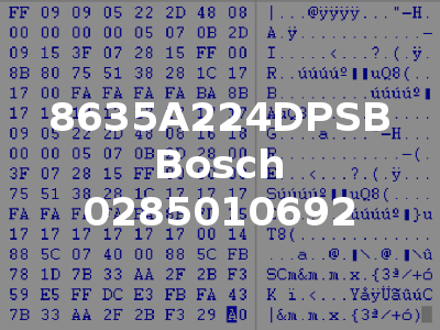 8635A224DPSB Bosch 0285010692