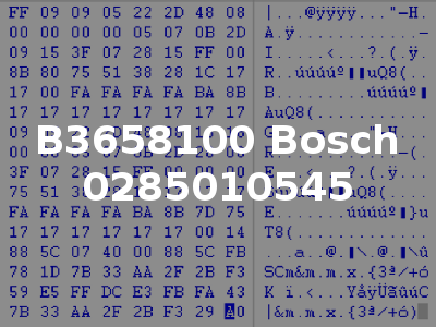 B3658100 Bosch 0285010545