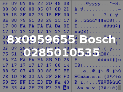 8x0959655 Bosch 0285010535