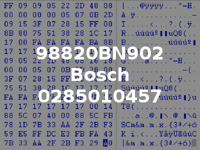 98820BN902 Bosch 0285010457