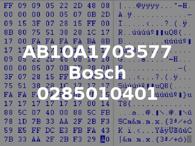 AB10A1703577 Bosch 0285010401