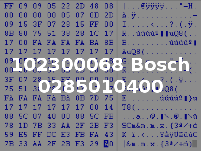102300068 Bosch 0285010400