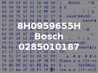 8H0959655H Bosch 0285010187