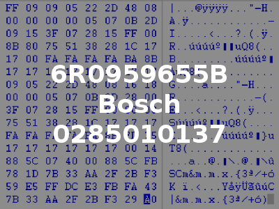 6R0959655B Bosch 0285010137