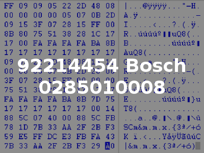 92214454 Bosch 0285010008