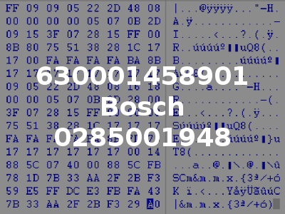 630001458901 Bosch 0285001948