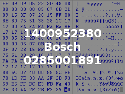 1400952380 Bosch 0285001891