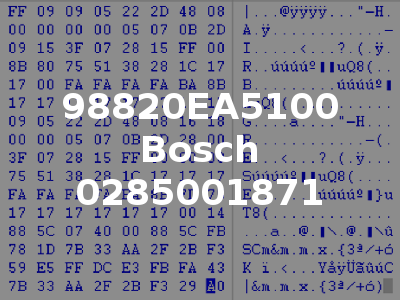 98820EA5100 Bosch 0285001871