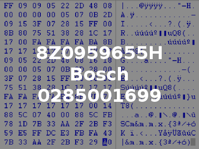 8Z0959655H Bosch 0285001699